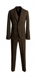 E-F-V Barleycorn 3-piece Tweed suit